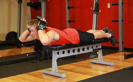 کرل گردن در حالت خوابیده